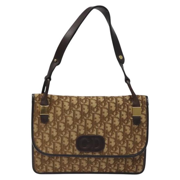 Dior Trotter Brown Canvas shoulder - Picture 1 of 10